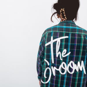 Bride and Groom Flannel Shirts - Etsy