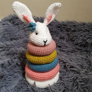 Padrão de brinquedo macio de empilhamento Bibby the Bunny