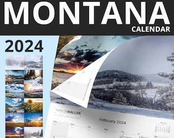 2024 Calendar Featuring Montana Landscape Photography