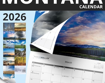Kalender 2026 mit Montana Landschaftsfotografie