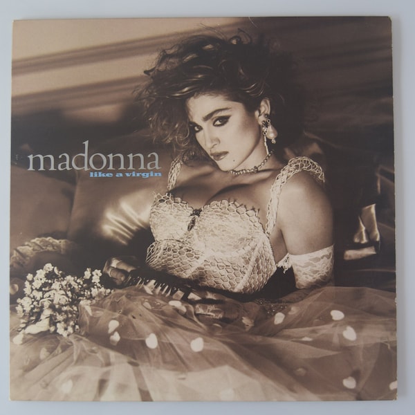 Madonna vintage vinyl LP Like A Virgin - Synth-Pop/Electronic/Dance/Pop, Material Girl/Angel/Dress You Up/Angel, MTV, Nile Rodgers, 1984