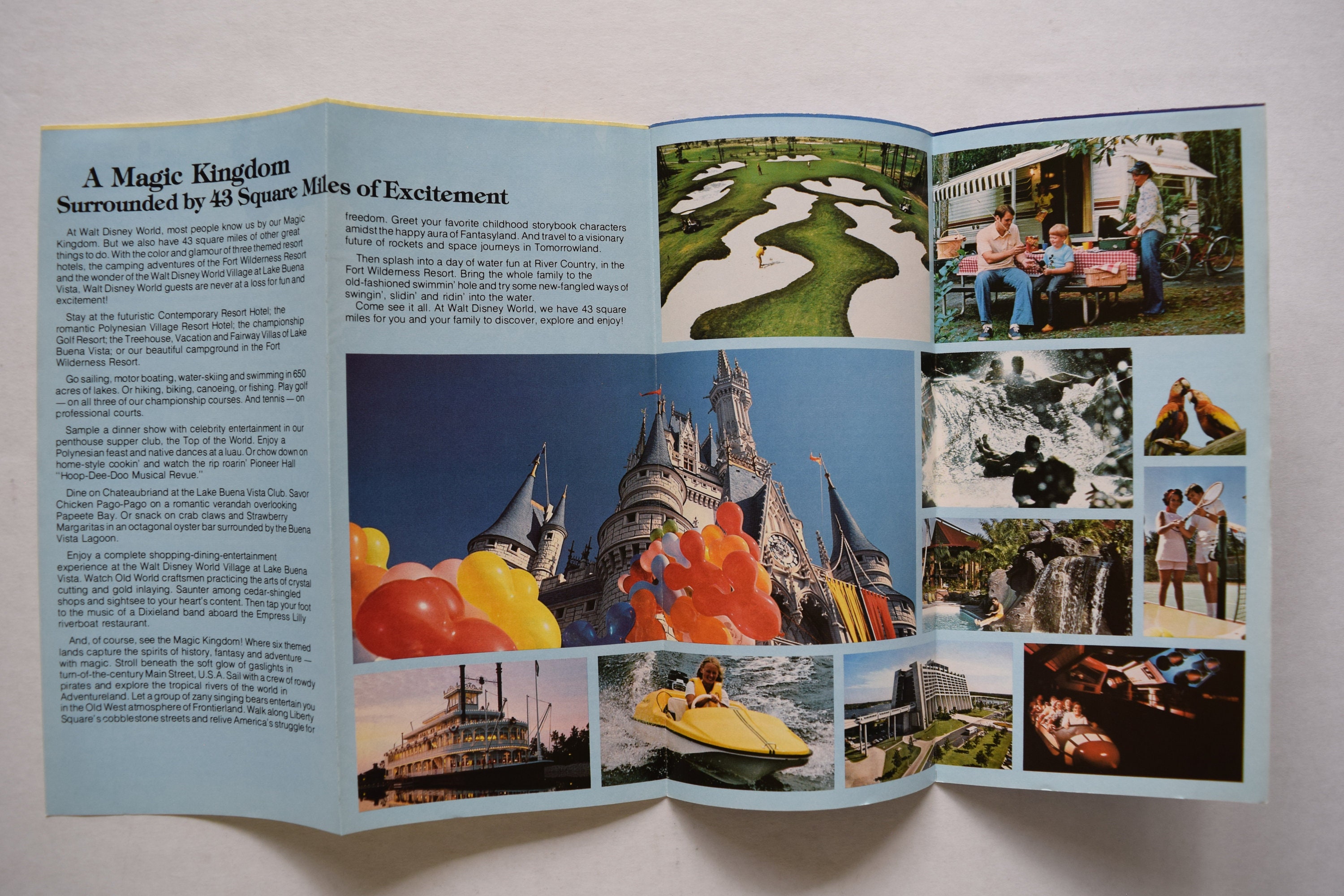 REDUCED! Walt Disney World Vintage Brochure Vacationer's
