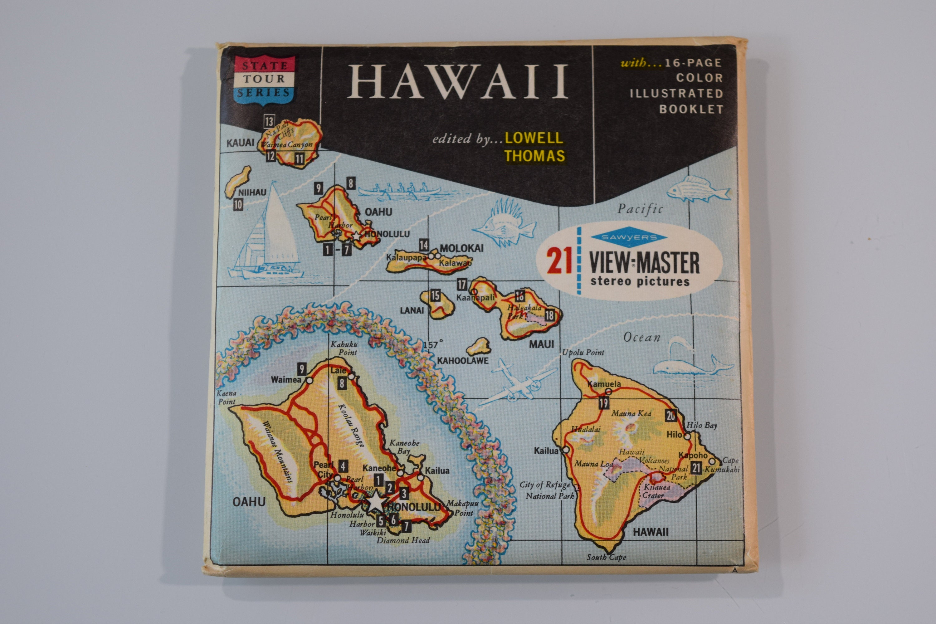 Hawaii, Vintage View-master Reels, State Tour Series, Honolulu