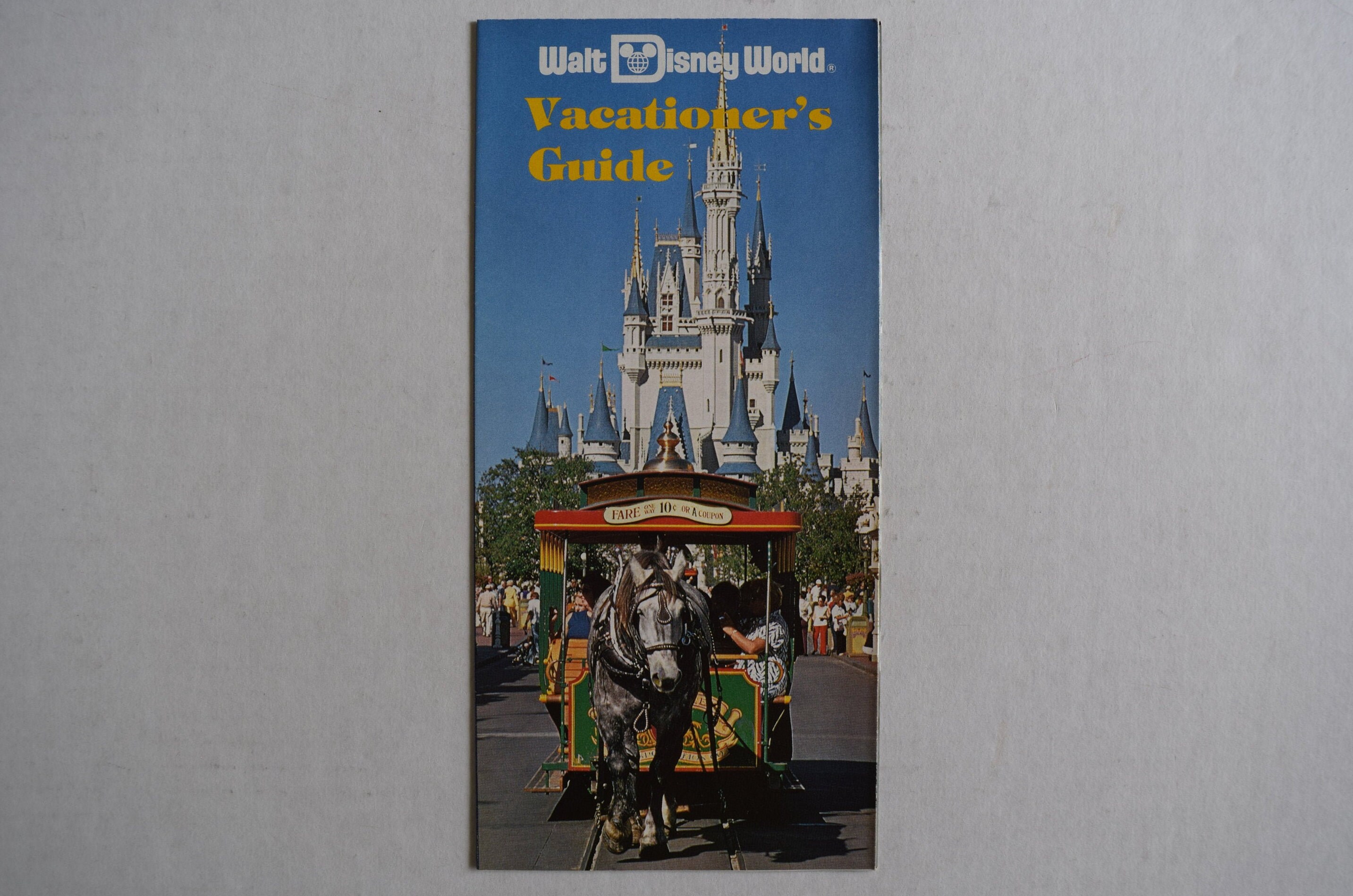 REDUCED! Walt Disney World Vintage Brochure Vacationer's Guide