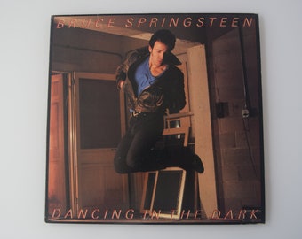 Bruce Springsteen vintage vinyl single Dancing In The Dark -  33-1/3 RPM, E Street Band, 12" record, Blaster Mix, Born In The USA LP, 1984