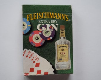 New Sealed Fleischmann's Liquor 'A Winning Hand' Playing Cards 