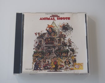 Animal House vintage CD Original Motion Picture Soundtrack, Shout/Louie Louie, Faber College, Bluto/Dean Wormer, compact disc, 1987 reissue