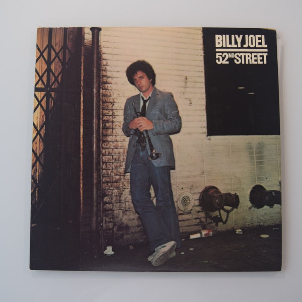 Billy Joel vintage vinyl LP 52nd Street - Pop Rock / Jazz Rock, Big Shot / Rosalinda's Eyes / Until The Night / Honesty, Phil Ramone, 1978