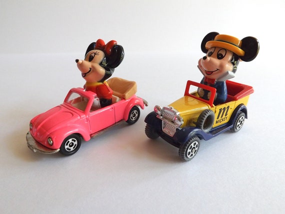 mickey mouse diecast cars