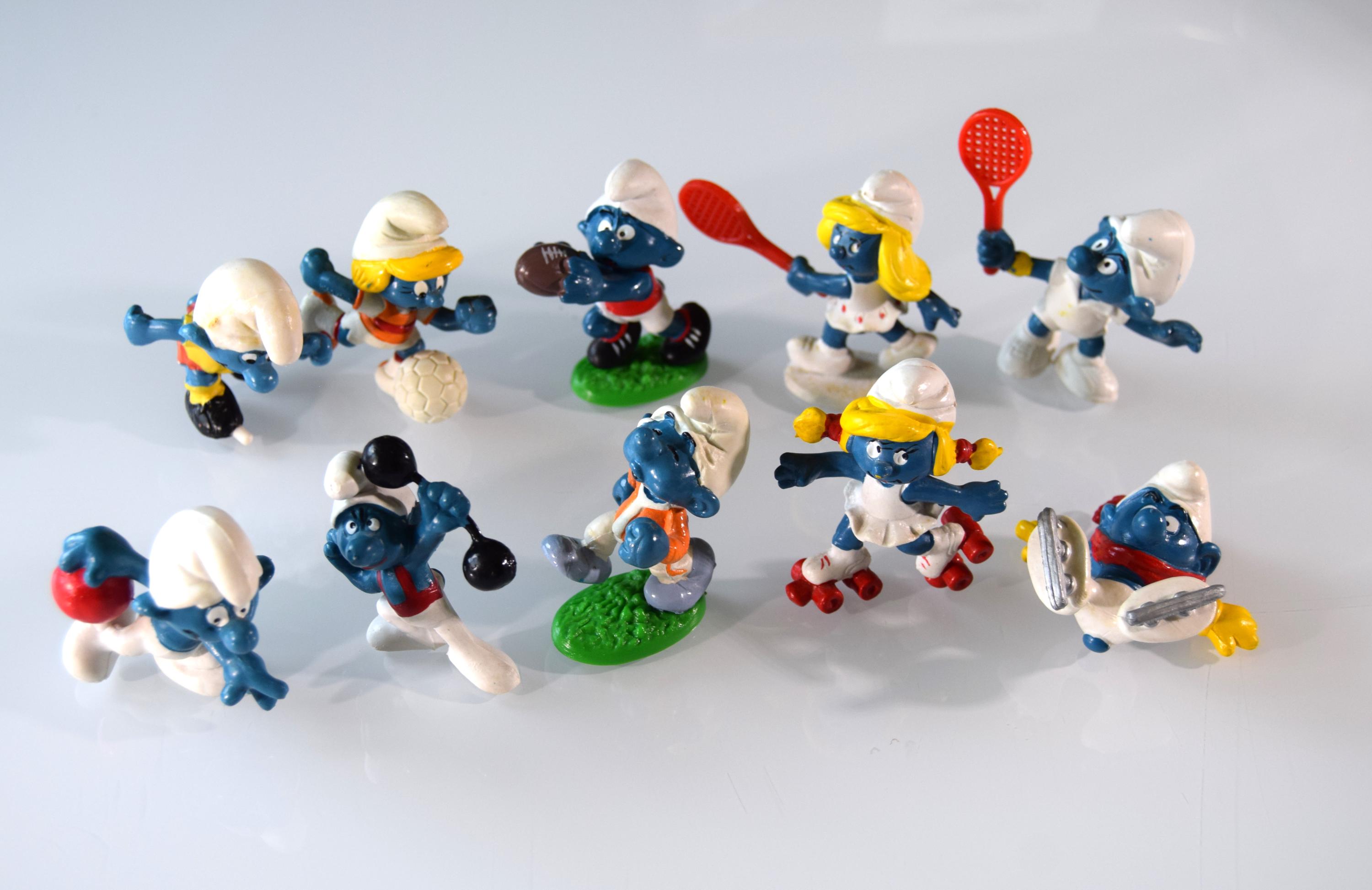 figurine kinder surprise les Schtroumpfs série 2013 lot 23 smurfs