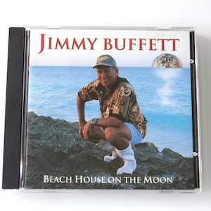 Jimmy Buffet vintage CD Beach House On The Moon - 1999, Country / Tropical Rock, Math Suks, Coral Reefer Band, compact disc, Margaritaville