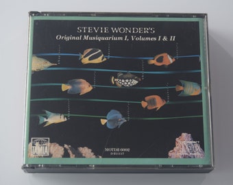 Stevie Wonder vintage two-CD set Original Musiquarium 1, Volumes I & II -  Soul / Funk / Pop , Suspicion / Sir Duke / Higher Ground, 1980s