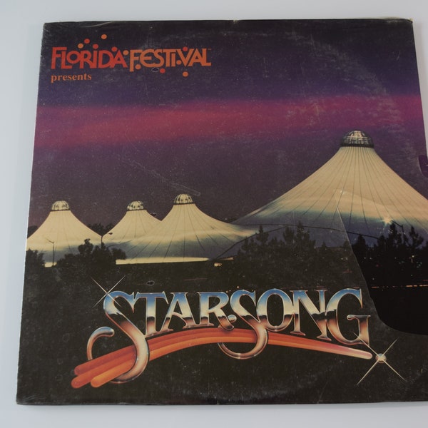 Florida Festival Presents Starsong, vintage vinyl LP, still sealed!, Sea World theme park, pop / lounge act, Joel Balin / Tracey Balin, 1982