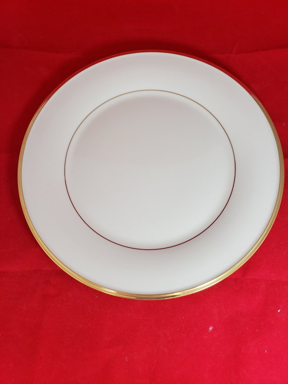 Oxford by Lenox /"SPECIAL/" Gold Trim China ~ Set of 2 ~ Dinner Plates ~ 10 3//4/"