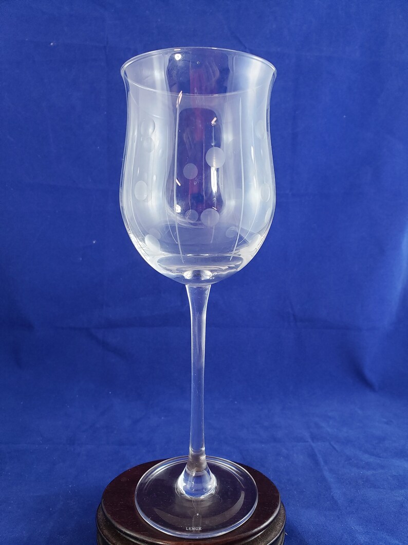 Lenox Crystal Stemware Goblet 8 7/8 Inch Etsy