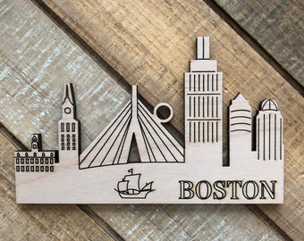 Boston Ornament Etsy