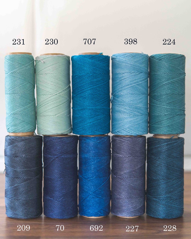 Waxed Thread Micro Macrame, Linhasita 1mm Cord, Thread by the Meter ...