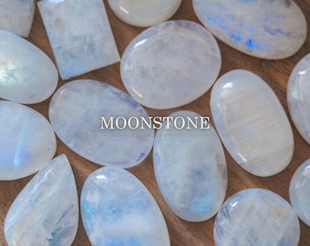 Moonstone top quality stone,Moonstone cabochon, Natural Rainbow Moonstone Gemstone, Healing Crystal, Moonstone Loose Stone, Gemstone Jewelry