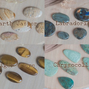DIY kit macrame pendant with stone, personalized pendant kit, healing stone, make your own macrame pendant, Gift for her, macrame amulet kit image 8