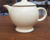 Vintage Fiesta Medium Teapot in the color of Original Ivory