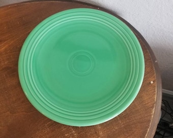 Vintage Fiesta Original Green 12 inch Chop Plate