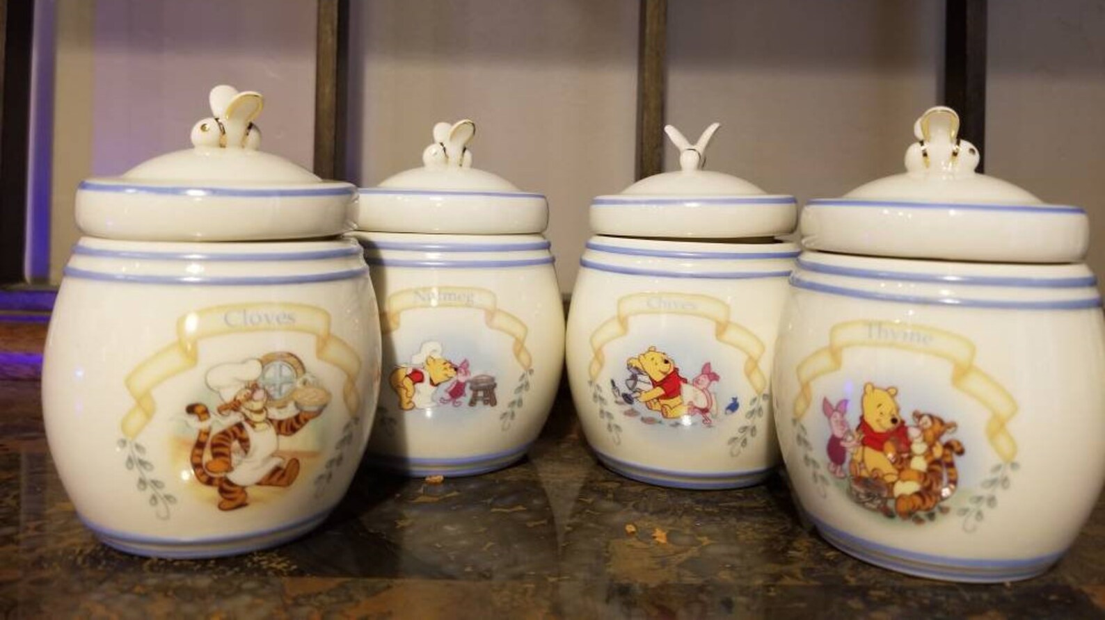 Lenox The Pooh Pantry Spice Jar Set Choice of Spice Etsy