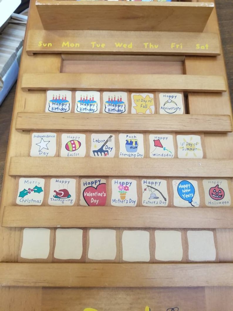 Bradford Exchange Winnie the Pooh Perpetual Calendar Etsy