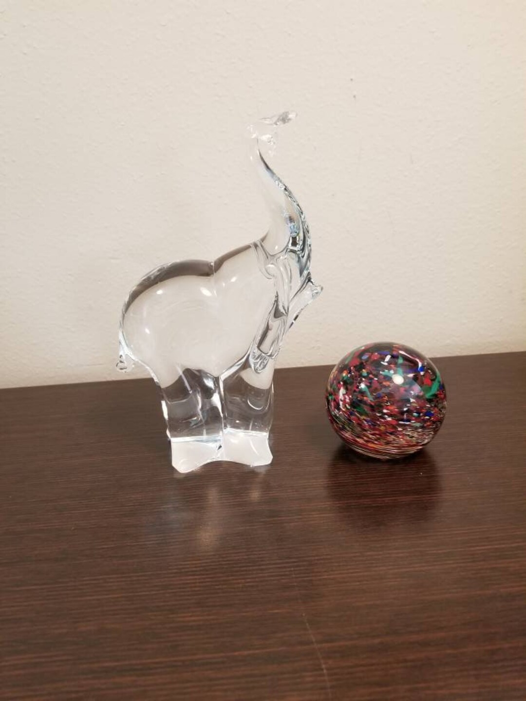 Unique and Fun Paperweights Confetti Ball and Elephant choice Etsy