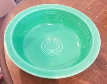 Fiesta Original Green 8 1/2 Inch Nappy Bowl