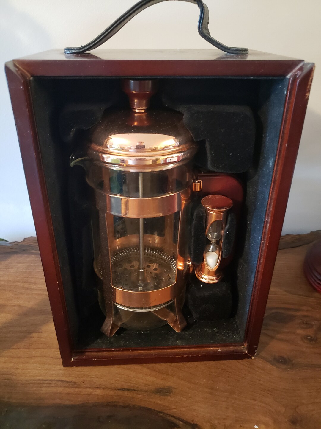Starbucks 35th Anniversary French Press in the Original Wood Etsy