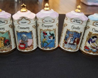 Lenox 1995 disney online spice jar collection