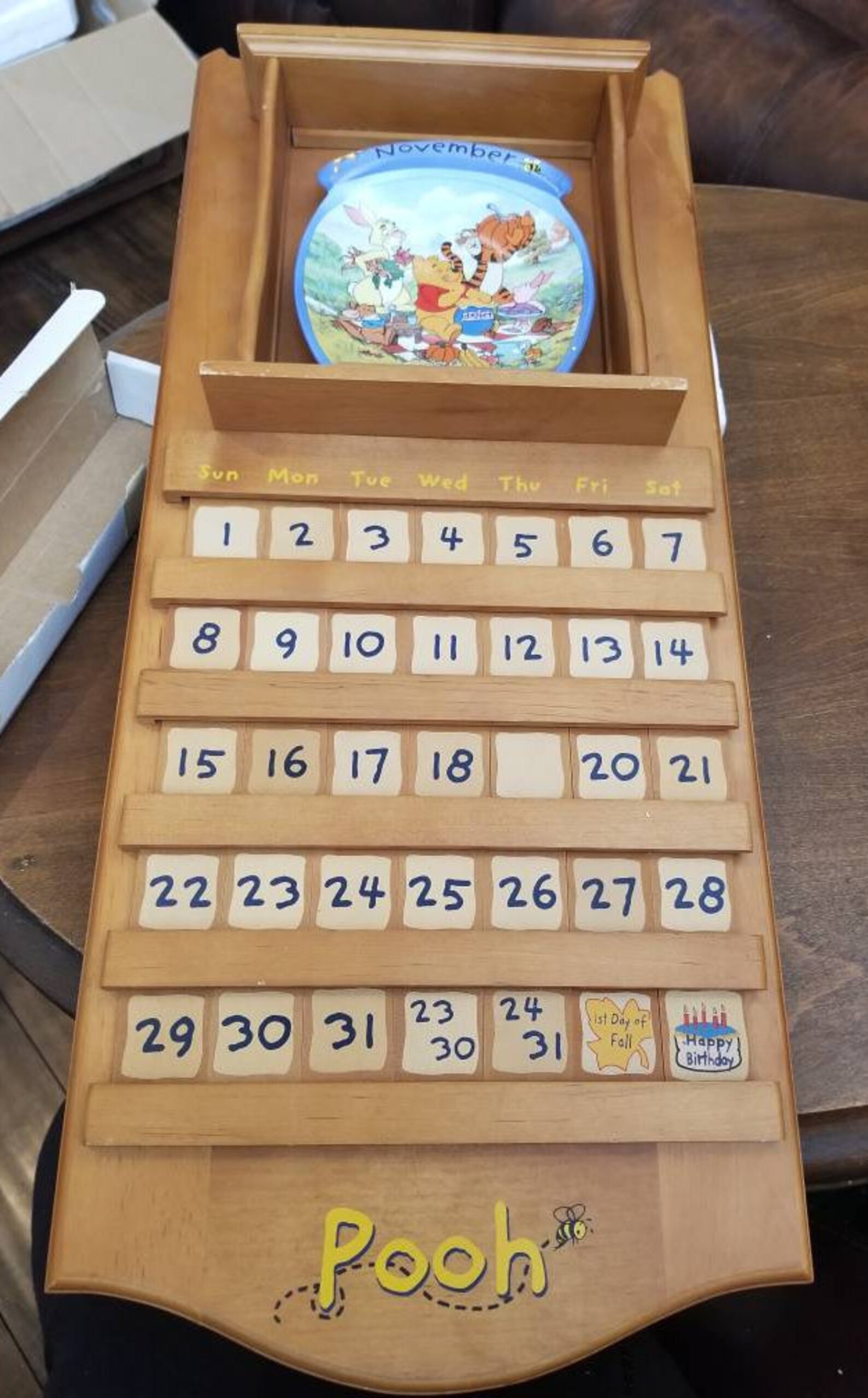 Bradford Exchange Winnie the Pooh Perpetual Calendar Etsy