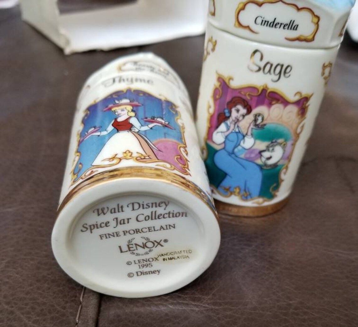 Lenox Disney Spice Jars choice Etsy