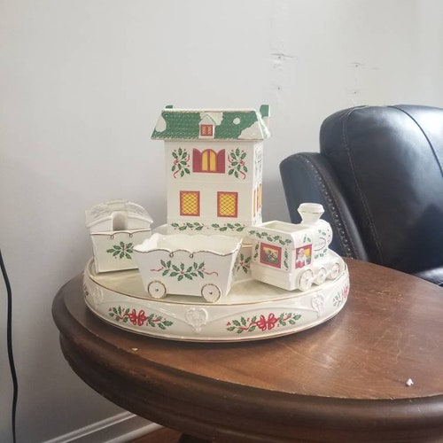 Lenox Lazy Susan Train Centerpiece Etsy