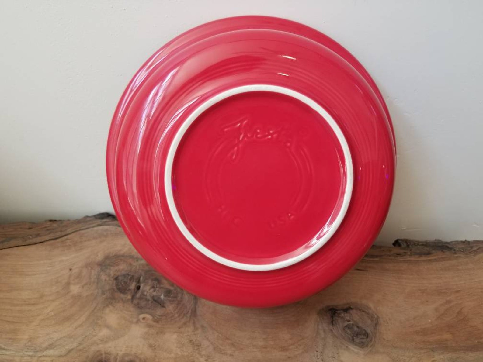 Fiesta Extra Large Serving Bowl in the color of Scarlet Etsy