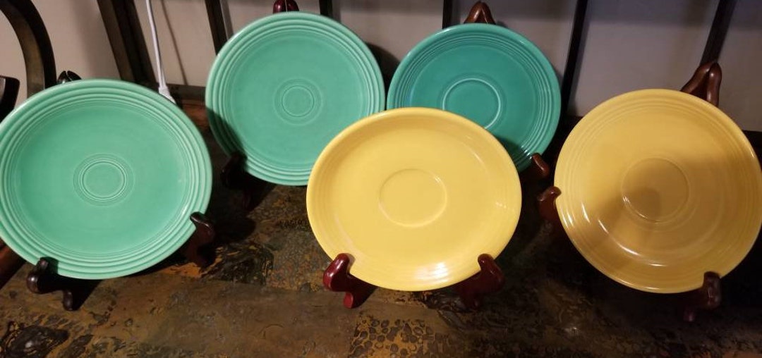 Vintage Fiesta Bread and Butter Plates and Saucers Etsy