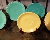 Vintage Fiesta Bread and Butter Plates and Saucers