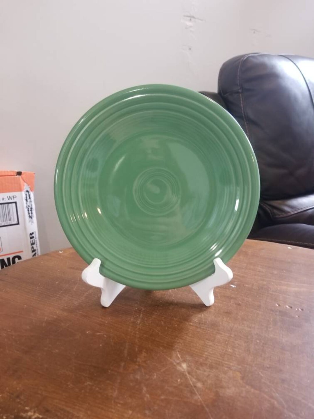 Fiesta Luncheon Plate in the Color of Meadow Etsy