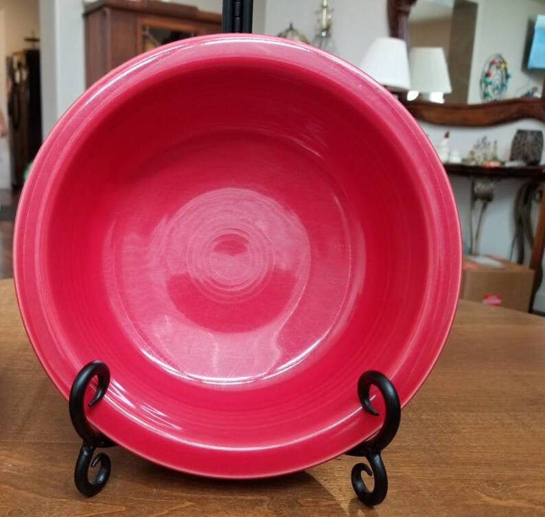 Fiesta Large Serving Bowl in the Color Scarlet Choice Etsy