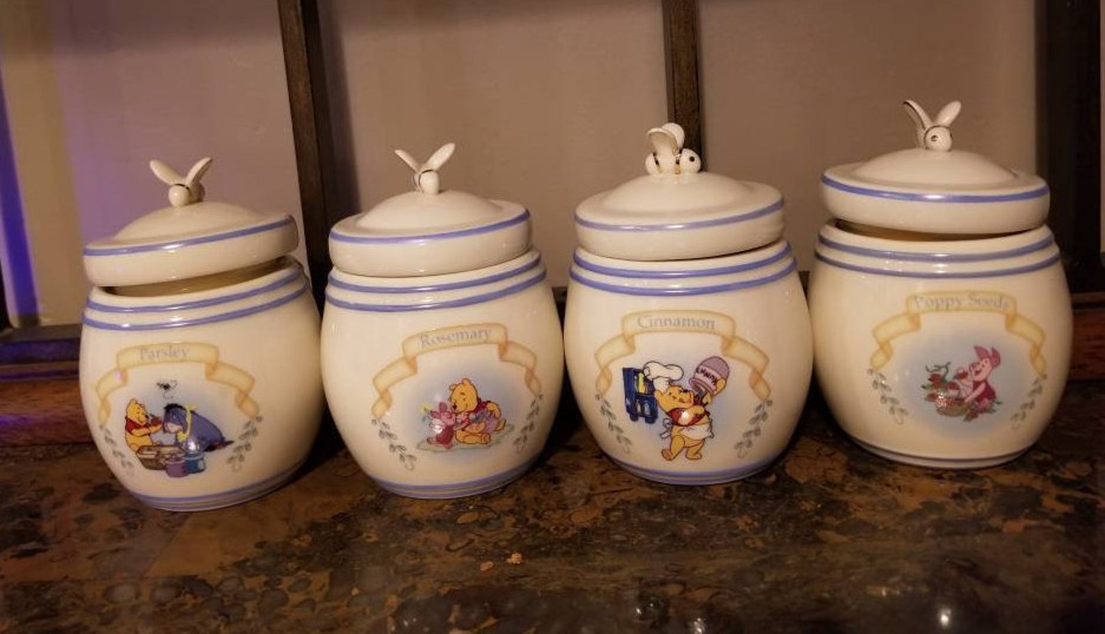 Lenox The Pooh Pantry Spice Jar Set Choice of Spice Etsy