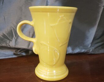 Fiesta Sunflower Pedestal Latte Mug