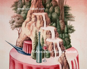 Landscape Jealous Of Still Life