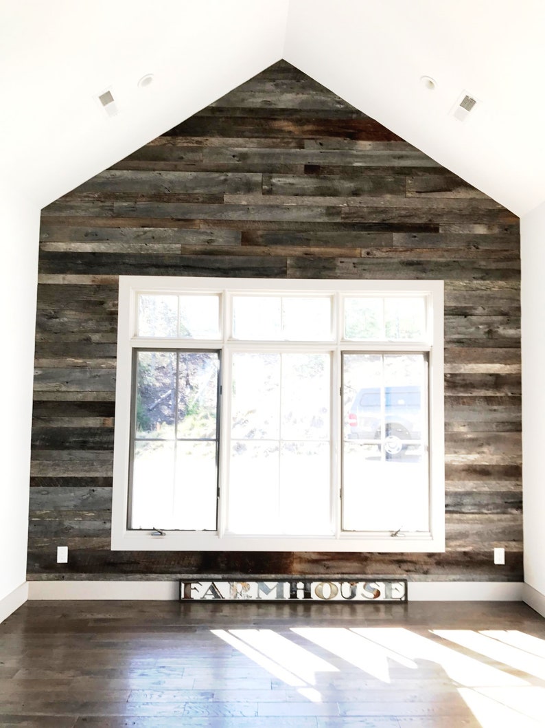 Reclaimed Barn Wood Accent Walls Etsy