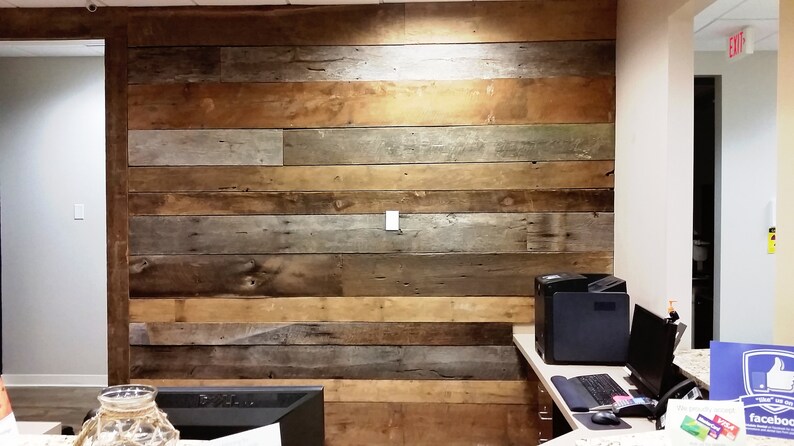 Reclaimed Barn Wood Accent Walls - Etsy
