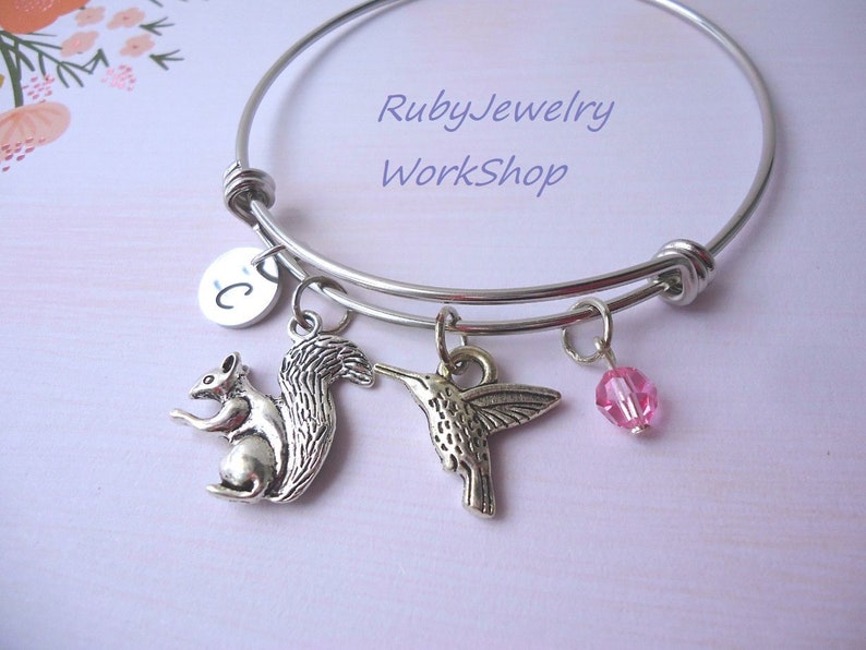 Pink Easter Egg with Clear Crystal Band Custom Year Stainless Steel Heart Bead Charm