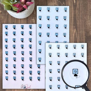 Computer Rotation/Discovery Day Planner Stickers, School Schedule, Organization, Teacher Supplies, Calendar