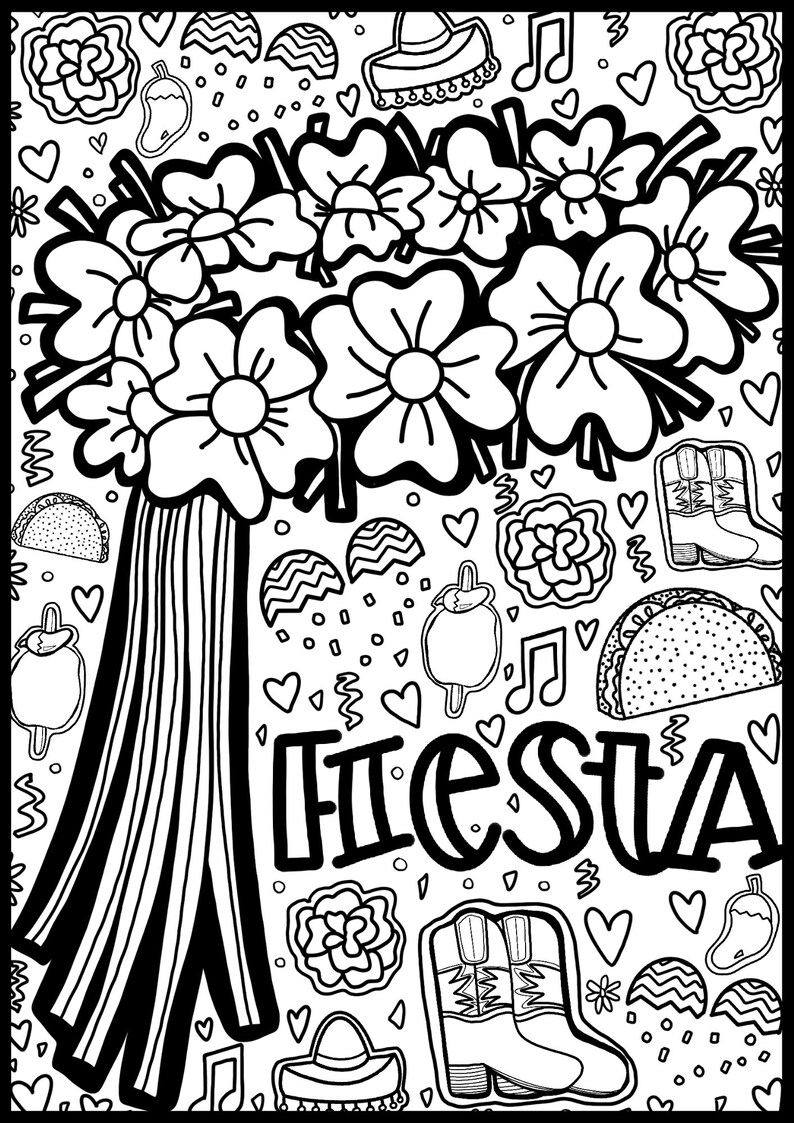 210 San Antonio Coloring Sheets, Digital Art, 13 Pages, Unique San