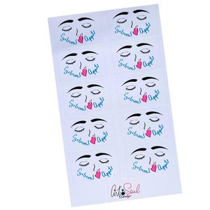 Eye Brow Appointment Stickers, Beauty Appointment Stickers, Planner Stickers, Journal Stickers