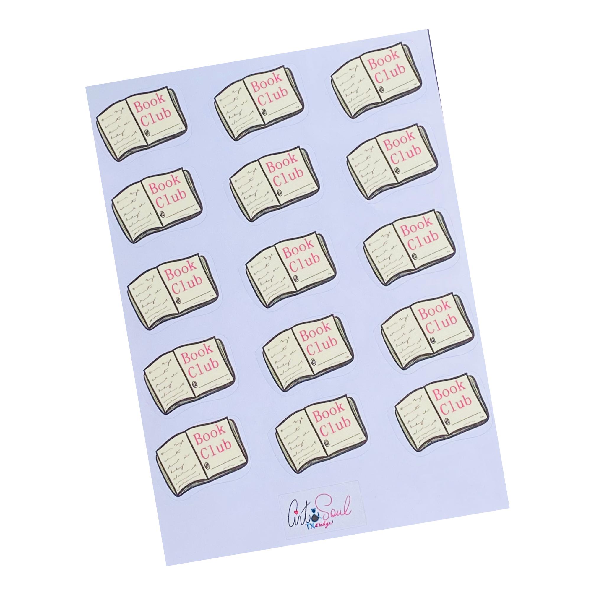 Book Club Stickers: Planner/journaling - Etsy