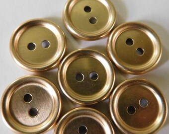 Brass metal buttons | Etsy